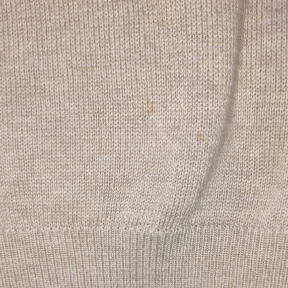 Johnston & Murphy Tan Zip-Up Quarter Zip Sleeveless Sweater  Size L - Picture 6 of 10